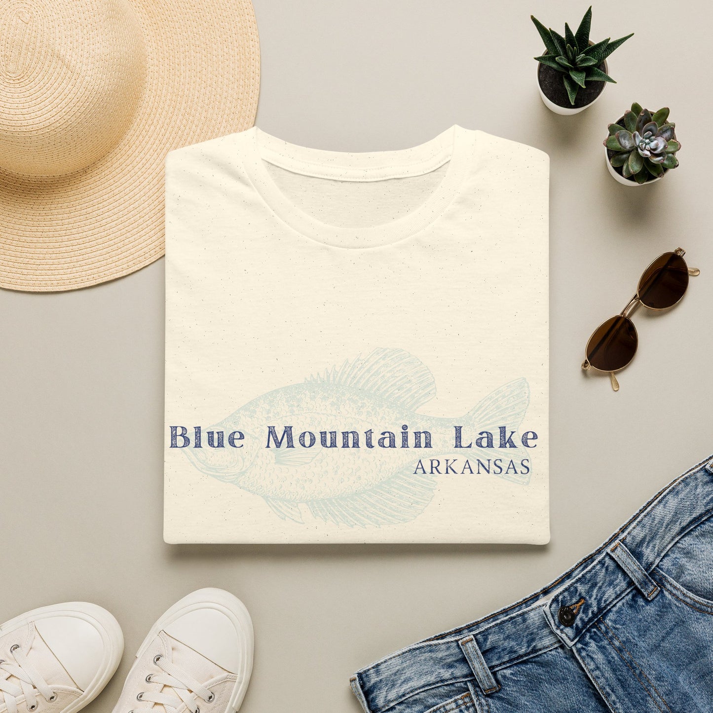 Vintage Blue Mountain Lake